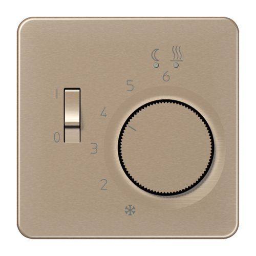 CD500 Накладка для мех-зма терморегулятора пола с выкл. FTR 231 U, бронза